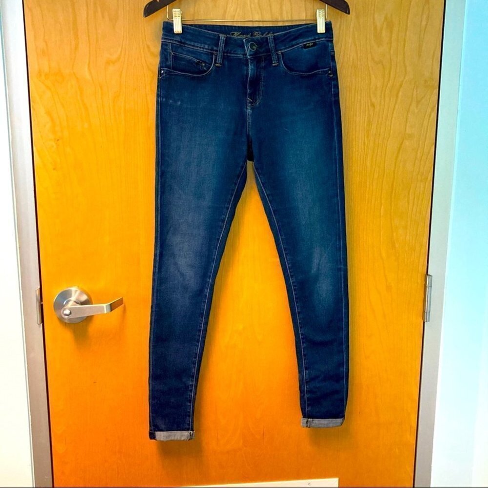 MAVI GOLD Sz 28 x 28 Skinny Jeans Cuffed